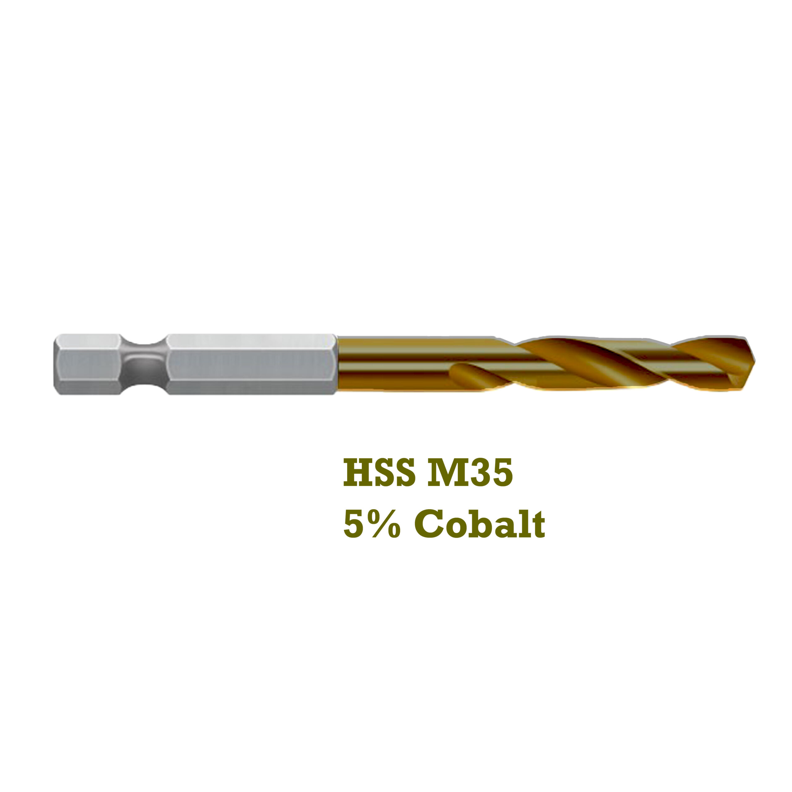 DBH3000200 - Copy HEX SHANK DRILL BIT: 8.0MM M35 AMBER - Image 1